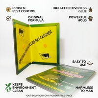 Planche à souris collante écologique 130g, forte adhérence, super colle pour le travail du bois et l'emballage, utilisation facile partout, vente directe d'usine
