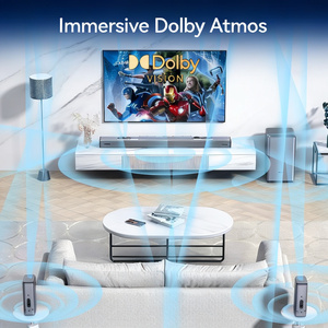 Barre de son <span class=keywords><strong>Dolby</strong></span> Atmos 7.1.4 CH 430W, système home cinéma avec caisson de basses et enceintes arrière sans fil, 16 haut-parleurs, HDMI EARC, vente en gros - Product Image 3