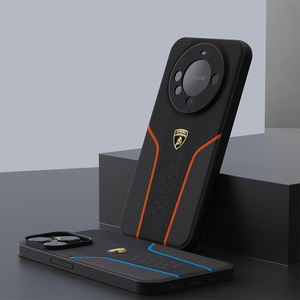 Étui de téléphone portable en cuir véritable Lamborghini officiellement autorisé pour iPhone 16, coque Alcantara pour iPhone 16 Pro Max, iPhone 17 - Product Image 4