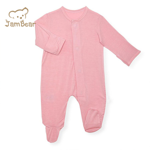 Pagliaccetto per bambini in <span class=keywords><strong>cotone</strong></span> organico per bambini Modal magnetico pagliaccetto magnetico tutina <span class=keywords><strong>pigiama</strong></span> per neonati - Product Image 1