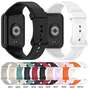 Superventas para <span class=keywords><strong>xiaomi</strong></span> mi Band 8 9 Pro goma silicona deporte reloj inteligente pulsera correas redmi Watch 4 5 - Product Image 2