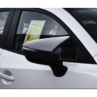 Coque de protection pour rétroviseur de voiture pour Mazda CX-3 2015 2016 2017 2018 2019 2020 2021 2022 2023 Coque de rétroviseur en fibre de carbone