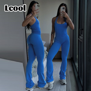 Conjunto Deportivo sin Costuras con Logotipo Personalizado Lcool, Pantalones Deportivos de Cintura Alta y Sujetador Deportivo, Ropa Deportiva para Gimnasio, Yoga y Actividades, Venta al Por Mayor - Product Image 2