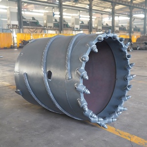 Herramienta de perforación de sondeos con rodillo de perforación y dientes para maquinaria de construcción, compatible con todo tipo de plataformas de perforación rotatoria - Product Image 1