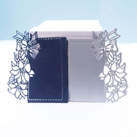 Bordo del fiore Mestieri Del Metallo per la Fabbricazione Della Carta di Taglio Muore Per Scrapbooking del Mestiere di Carta di Muore