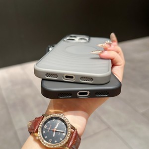 Wave Pattern Minimalist PC Phone Case for <b>iPhone</b> 16 15 <b>14</b> <b>Pro</b> Max Transparent Frosted Finish Protection Cover - Product Image 2