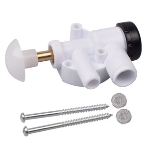 DometicSealand Water Valve WVK02-WH Plastic RV Toilet Repair Kit With Screws And <b>Washers</b> - Product Image 4