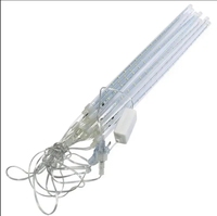 Guirlandes lumineuses RVB nouveau 10 tubes extérieur année pluie de météores LED noël étanche IP65 écologique 220V/110V boîte de couleur 20 arbre