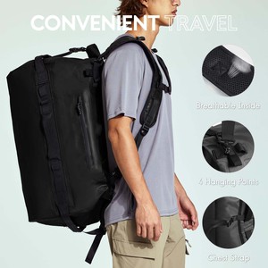 Échantillon gratuit NiceCNC Sac de selle de moto étanche extensible 40L 500D PVC Sac à dos pour casque de moto pour les voyages d'aventure - Product Image 5