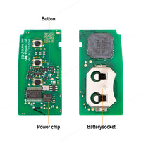 Llave Inteligente Universal Autel IKEYTY8A3BL IKEY de 3 Botones para Toyota, Compatible con la Máquina de Copia y Programación de Llaves de Auto Altra KM100 IM608S II