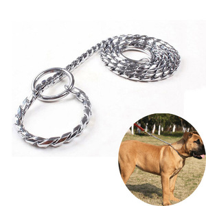 Kingtale durable de luxe or collier pour animaux de compagnie montrer cuivre fin chien collier choke chaîne de serpent - Product Image 4