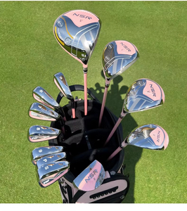 Ensemble de clubs de <span class=keywords><strong>golf</strong></span> pour femmes PGM LTG074, droitier, haut de gamme, à fort rebond, en titane, avec poignée en caoutchouc, ensemble complet - Product Image 2