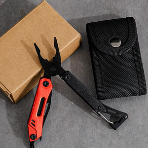 Alicates Multiherramienta de Supervivencia 9 en 1 de Aluminio y Acero para Exteriores, Pelacables Plegable con Funda de Nylon para Camping, Personalizable OEM - Product Image 1