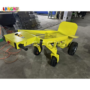 Chariot à main à 4 roues à moteur électrique, robuste, avec treuil pour soulever les châteaux gonflables - Product Image 3