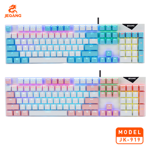 <span class=keywords><strong>Teclado</strong></span> Mecánico Óptico JEQANG JK-919 de 104 Teclas, Tamaño Completo, con Retroiluminación RGB, Anti-Ghosting, Plug and Play, para Juegos y Oficina - Product Image 4