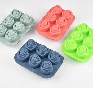 Đảo ngược <span class=keywords><strong>Silicone</strong></span> <span class=keywords><strong>Ice</strong></span> Cube khuôn Phễu Rose lưới Bìa cấp thực phẩm cho sử dụng nhà biểu tượng tùy chỉnh cho <span class=keywords><strong>Ice</strong></span> Cream thanh tái sử dụng - Product Image 6