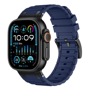Apple <span class=keywords><strong>Watch</strong></span> 용 고급 실리콘 고무 손목 스트랩 10 6mm <span class=keywords><strong>2mm</strong></span> 리 IWatch 용 소프트 밴드 9mm mm mm mm 팔찌 호환 6 9 리 - Product Image 2