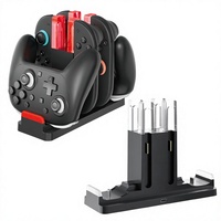 Station de charge 6-en-1 HBS-2862 pour Switch 2/NS PRO avec support de charge et indicateur – Accessoires de jeu