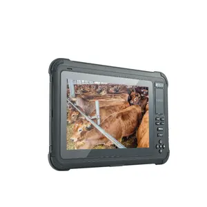 HUGEROCK S101 su geçirmez Wifi 450 nit toz geçirmez nfc modülü parmak izi endüstriyel bilgisayar Tablate sağlam Android13 Pc Tablet