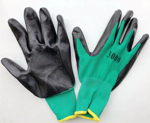 OEM EPI Bonne Qualité Sécurité Luva 13G Polyester Tricoté Poignée Industrielle Enduit de Nitrile Travail Rubbet Construction Gant Guantes - Product Image 5