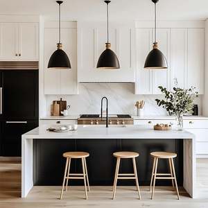 Armoires sur mesure haut de gamme, finition luxueuse, imperméable, durable, îlot de cuisine pour les nouveaux bâtiments, appartements, acier inoxydable pour cuisine extérieure - Product Image 5