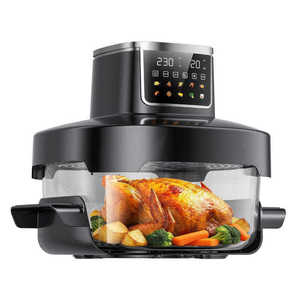 Nuevo Modelo de Freidora de Aire de Doble Cesta de 6L con Control Digital de 1500W, Instalación Integrada, Certificación LFGB KC, Electrodoméstico de Cocina - Product Image 1