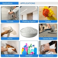 YICHENG HPMC de qualité construction, poudre blanche haute viscosité, hydroxypropylméthylcellulose pour enduit mural et composé autolissant