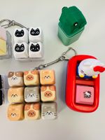 Porte-clés personnalisé avec logo pour touches de clavier, interrupteurs personnalisables, bouton de clavier, jouet anti-stress, clicker