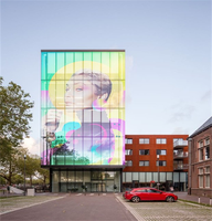 Écran LED mural vidéo transparent couleur HD VIOS pour extérieur/intérieur, haute transparence, SDK, luminosité 5000 cd, garantie 3 ans