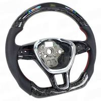 Volant en fibre de carbone forgé avec LED personnalisées pour Volkswagen VW Golf MK7 Jetta 7.5 Mk6 GTD GTE Polo GTI CC Passat Tiguan