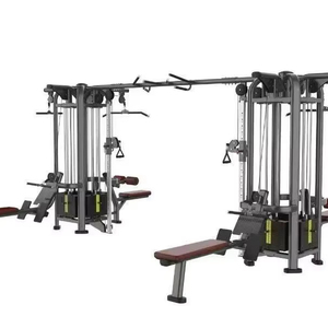 Station de fitness 8 postes à résistance réglable, directement de l'usine, capacité utilisateur max. 200 kg - Product Image 1