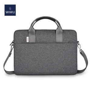 WIWU marca 14 15,6 polegadas Laptop Handbag impermeável business ombro Laptop computador Briefcase Messenger Briefcase