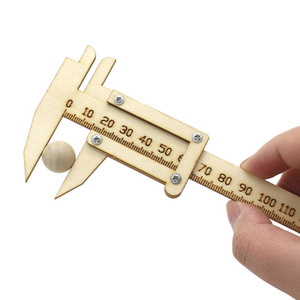 Kit de modèle de calibre à vernier en bois pour l'éducation scientifique, jouet STEM à monter soi-même pour enfants de 7 à 9 ans - Product Image 3