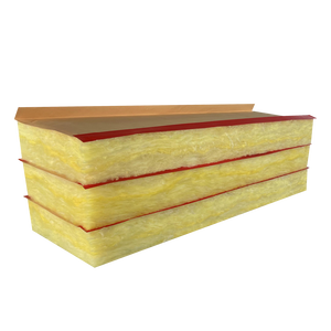 Rollo de Fibra de Vidrio Aislante Ignífugo de Papel Kraft de Doble Cara para Techos - Product Image 2