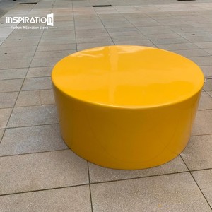 Seduta Pubblica in Vetroresina per Esterni, Sedia <span class=keywords><strong>da</strong></span> Strada, Seduta <span class=keywords><strong>da</strong></span> Giardino e Patio con Struttura in Acciaio - Product Image 3