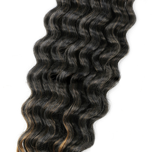 Capelli Sintetici Ricci a Onda Profonda per Donne Nere, Extension per Trecce da 22 Pollici, Vendita all'Ingrosso - Product Image 6