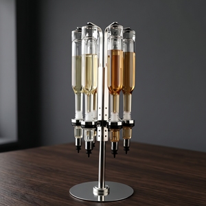 Gold Rotary Perfume Bar Dispenser with Rotatable Stainless Steel Stand | New Arrival <b>for</b> Wedding & Perfume Shop <b>Sales</b> - Product Image 2