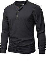 T-shirt à manches longues décontracté couleur unie Logo personnalisé T-shirt à manches longues pour hommes automne hiver vêtements