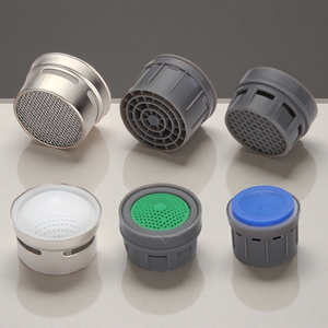 หัวฉีดน้ำ TXErfolg ขนาด 27.5 มม. เกลียว 360 องศา หมุนได้ ประหยัดน้ำ หัวฉีดแบบผสมสองฟังก์ชั่น พร้อมตัวกรองควบคุมการไหล ผลิตจากวัสดุ ABS - Product Image 4