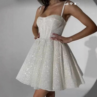 Robe de mariée LY-WD0287, robe de mariée courte, style personnalisé, robe de mariée scintillante, robe de mariée grande taille, robes de mariée élégantes