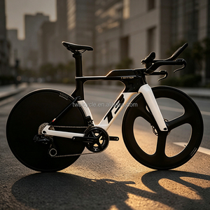 Vélo de triathlon léger 700c en carbone TT, 24 vitesses, transmission sans fil, cadre aérodynamique, roues, freins à disque hydrauliques T3 - Product Image 5