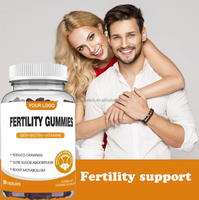 Ausreson Bonbons de fertilité Suppléments OEM Multivitamines prénatales Soutien de la fertilité Gommes probiotiques Gommes de fertilité