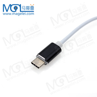 Ponsel Tipe c ke Audio 3.5mm mikrofon Mike stereoskopik USB kartu suara Hifi suara ajaib 7.1ch