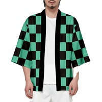 12 estilos de camiseta cosplay de demon slayer, kimetsu no yaiba kamado nezuko, cosplay de anime kimono haori ukata