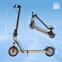 AB Deposu Stoklarından Ücretsiz Kargo Çift Süspansiyonlu Elektrikli Scooter 10.5Ah Çok Satan Popüler AB'de Katlanabilir Unisex E-Scooter