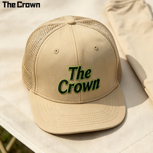 Custom Logo Suede Front 6 Panel Trucker Hat Wholesale Bulk Two-Tone 3D Puff Embroidery <b>Cap</b> Single Row Snapback Manufacturer - Product Image 2