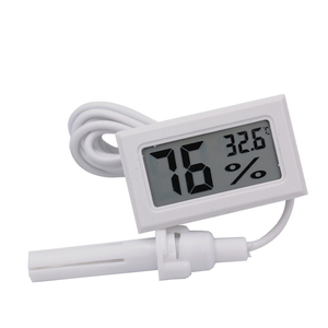 Factory Wholesale FY12 FY-12 Embedded Digital Thermo-Hygrometer With <b>Probe</b> Cable Household <b>Temperature</b> Humidity Monitor Meter - Product Image 2