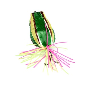 Hunthouse — leurre flottant en ABS avec queue en silicone souple, appât artificiel idéal pour la pêche en forme de grenouille - Product Image 1