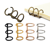 Accessoires de reliure métalliques, anneaux de calendrier amovibles, anneaux de reliure à feuilles mobiles pour carnets, haute qualité, différentes tailles, vente en gros