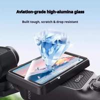 Protection d'écran en verre trempé 9H anti-rayures facile à installer, film protecteur d'écran 2.5D pour DJI Osmo Pocket 3/4/4 Pro avec design ultra-fin